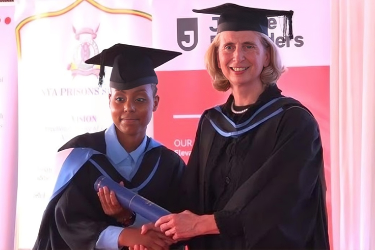 Prison beauty queen Ruth Kamande graduates with law degree behind bars