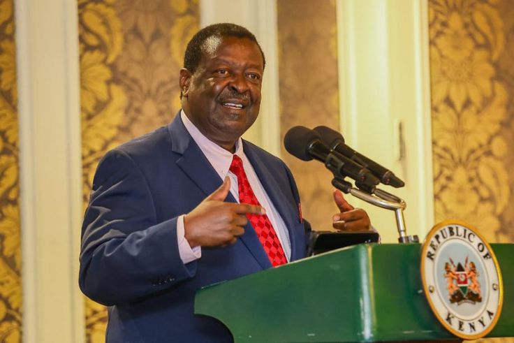 Prime Cabinet Secretary and Cabinet Secretary for Foreign and Diaspora Affairs Musalia Mudavadi