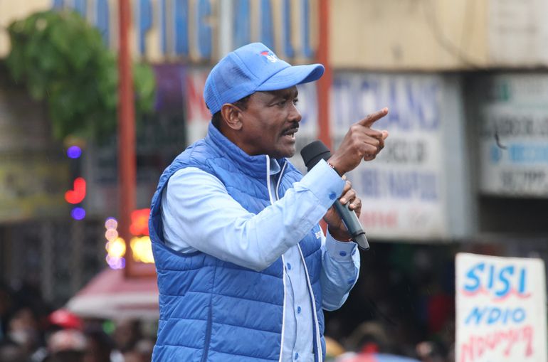 Wiper party leader Kalonzo Musyoka speaking in Nakuru on February 27, 2026