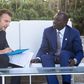 French President Emmanuel Macron and Kenyan President William Ruto in a past meeting