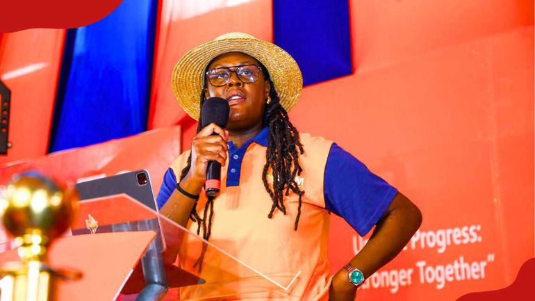 EALA MP Winnie Odinga speaks at the ODM Special Delegates Conference