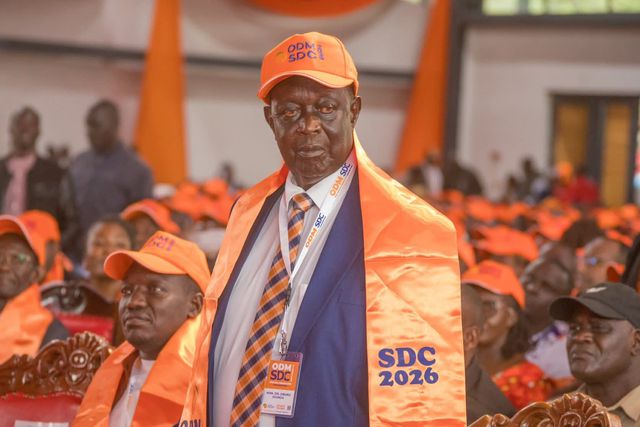 ODM Party Leader Oburu Odinga at the Special Delegates Conference on March 27, 2026