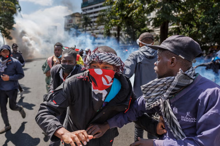 Finance Bill 2024 protestors