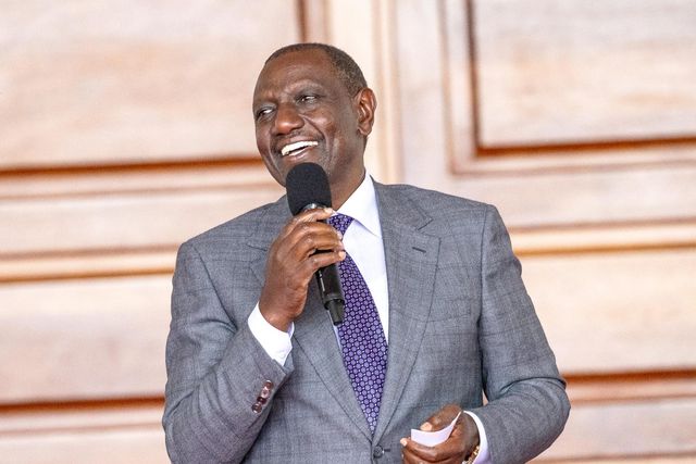President William Ruto speaking at State House, Nairobi