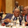 Former PS Raymond Omollo with Former Ghanaian President Nana Addo Dankwa Akufo-Addo at the International Conference on Water, Peace and Security