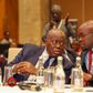 Former PS Raymond Omollo with Former Ghanaian President Nana Addo Dankwa Akufo-Addo at the International Conference on Water, Peace and Security