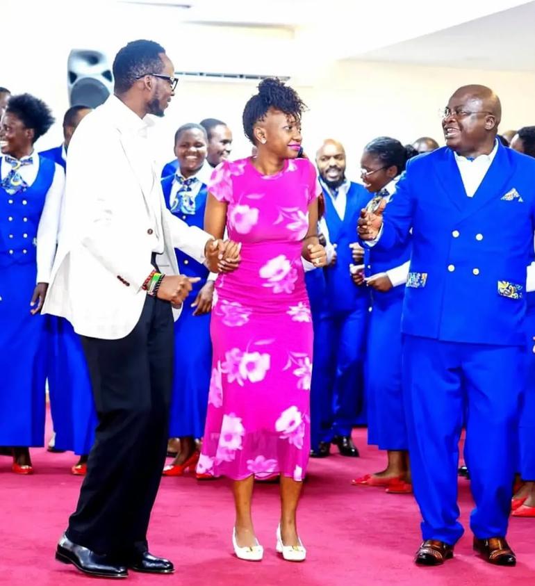 Charlene Ruto and her husband, Isaya Yunge.