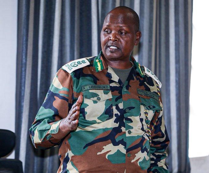 Chief Conservator of Forests (CCF) Alex Lemarkoko