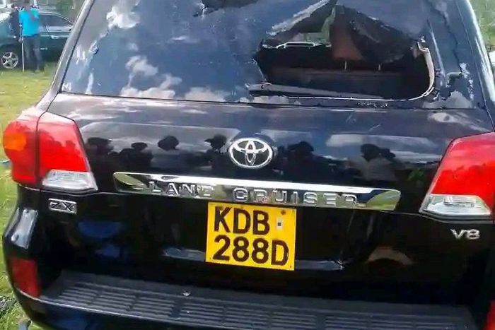 Chaos erupted during a funeral ceremony in Limuru attended by former Deputy President Rigathi Gachagua on Thursday, after a group of rowdy goons disrupted the solemn event
