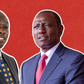 President William Ruto and former Deputy President Rigathi Gachagua
