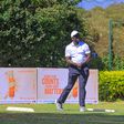 KBL MD Andrew Kilonzo follows his shot during the Johnnie Walker sponsorship for Magical Kenya Open announcement