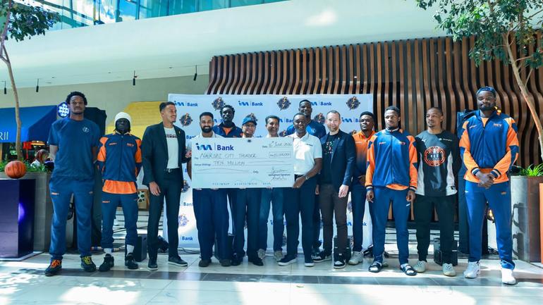 I&M Bank presents Nairobi City Thunder with a Ksh10 million investment as the team’s Official Banking Partner for the 2026 Kenya National Basketball League season, on June 16th 2026 (Image: Files)