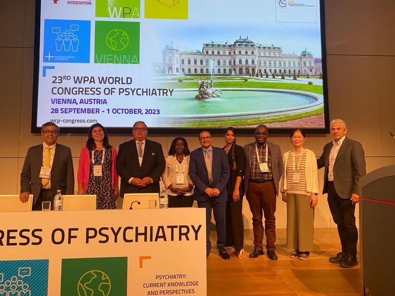 Dr. Victoria Mutiso from the Africa Mental Health Research and Training Foundation among other Psychiatry professionals at the WPA Collaborating Center in Vienna, Austria (Image: Files)