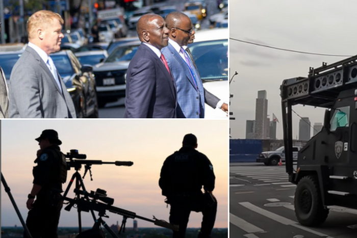 A collage of U.S. Secret Service agents at work