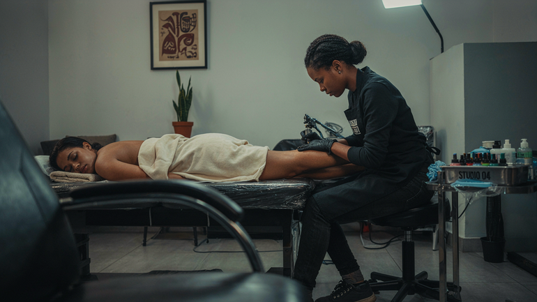 A tattoo artiste.