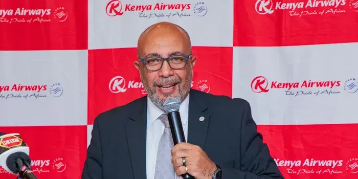 Kenya Airways CEO George Kamal (Image:KQ)