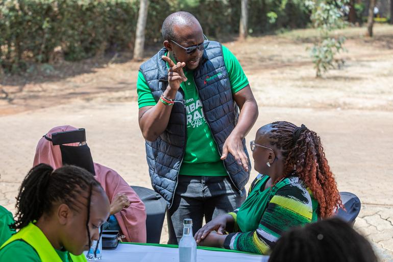 Safaricom partnered with the Kenya Institute of Special Education (KISE) to engage customers with disabilities on barriers they face when accessing mobile, digital and customer-care services