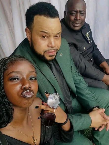 Sky Victo, Hiram Gitau and Pastor Victor Kanyari during Betty Bayo's burial.