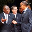 President Cyril Ramaphosa and Rwandan President Paul Kagame