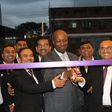 Trade CS Lee Kinyanjui during the launch of Purple Tower in Nairobi