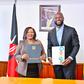 Tourism CS Rebecca Miano with Alex Okosi Google Managing Director Africa