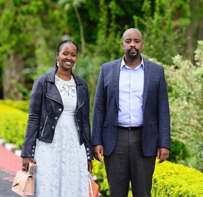 Uganda's CDF General Muhoozi Kainerugaba with his wife, Charlotte Kainerugaba (Image: Files)
