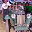 Sati Gata-Aura's winning 1947 MG/TC at the Concours d'Elegance, September 28, 2025
