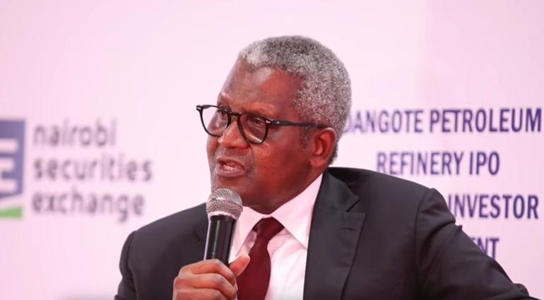 Africa's richest man Aliko Dangote