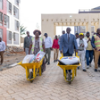 President William Ruto when he handed over keys to 2,157 homeowners at the Pioneer Affordable Housing Project in Eldoret City, Uasin Gishu County.