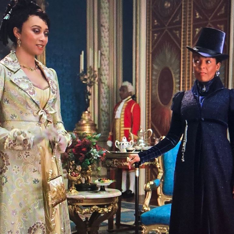 Lenana Kariba in Bridgerton [Lenana Kariba/Facebook]