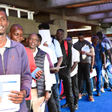 File image of jobseekers at a past government recruitment exercise drive in Nairobi