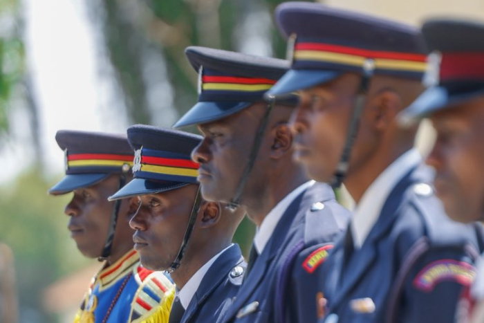 National Police Service officers in Bomet County