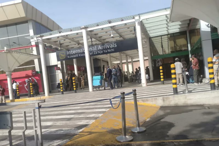 JKIA after flights were delayed for hours (Image: UGC)