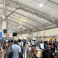Frustrated travelers at JKIA after their flights were delayed for  hours (Image: UGC)