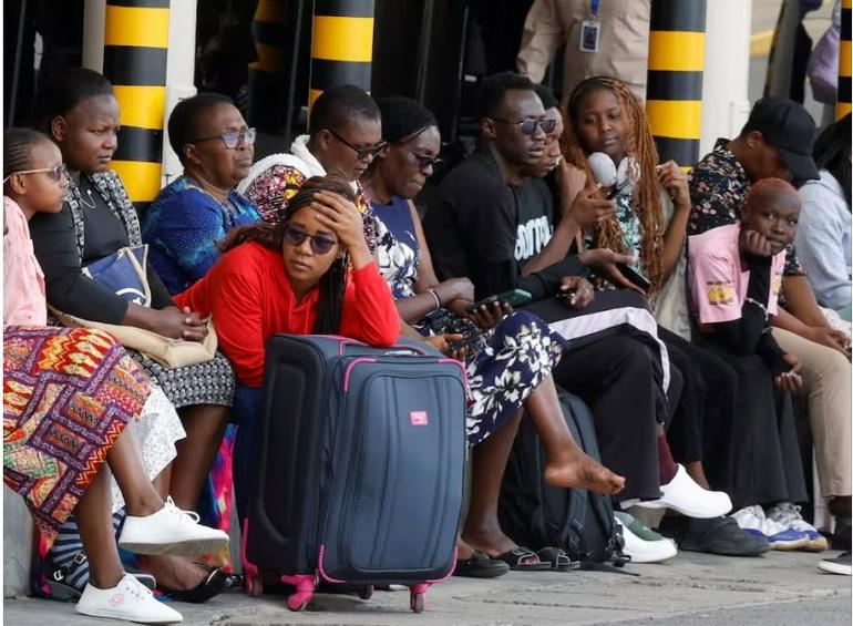 Thousands of passengers faced flight delays at Jomo Kenyatta International Airport (JKIA) on Monday as aviation workers continued their go-slow for a second day (Image: Files)