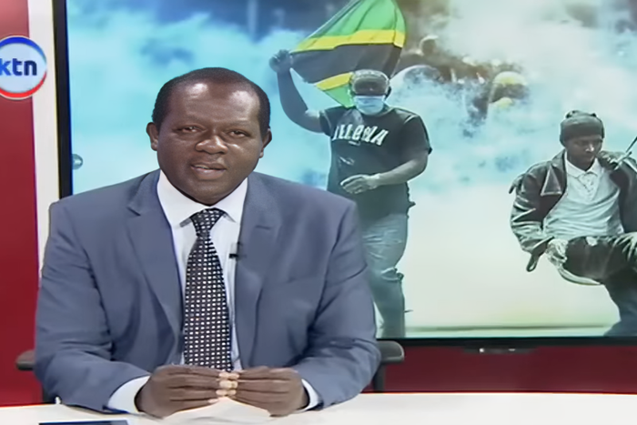 Raphael Tuju made a return to the Kenya Television Network (KTN) studios on Thursday night, stepping back into the anchor's chair to read the 9 PM news bulletin. 