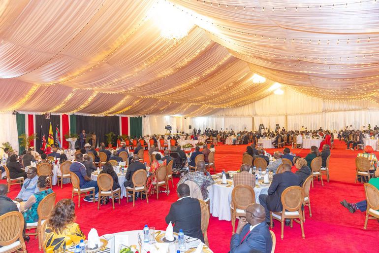 President William Ruto's New Year's eve party at Eldoret State Lodge