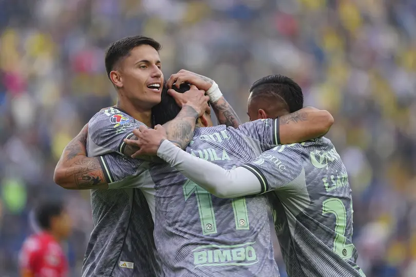 América festeja gol vs Necaxa | IMAGO7