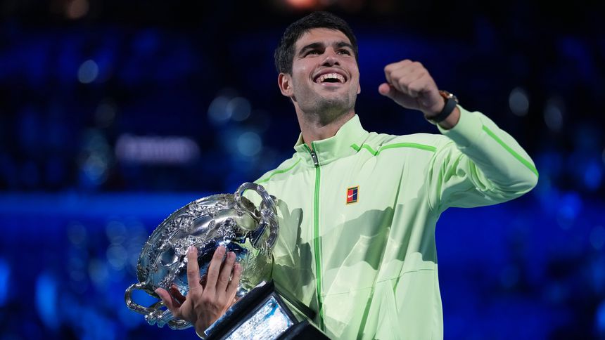 Carlos Alcaraz se proclamó campeón del Australian Open | AP