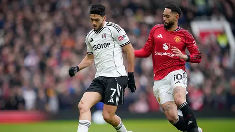 Raúl Jiménez con el Fulham I AP