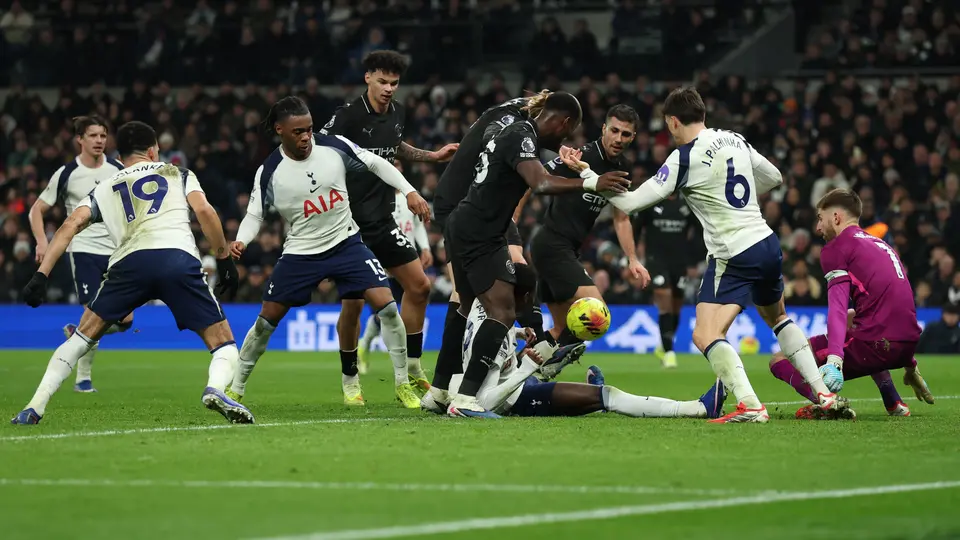 Tottenham y Manchester City se enfrentaron en Premier League |AP