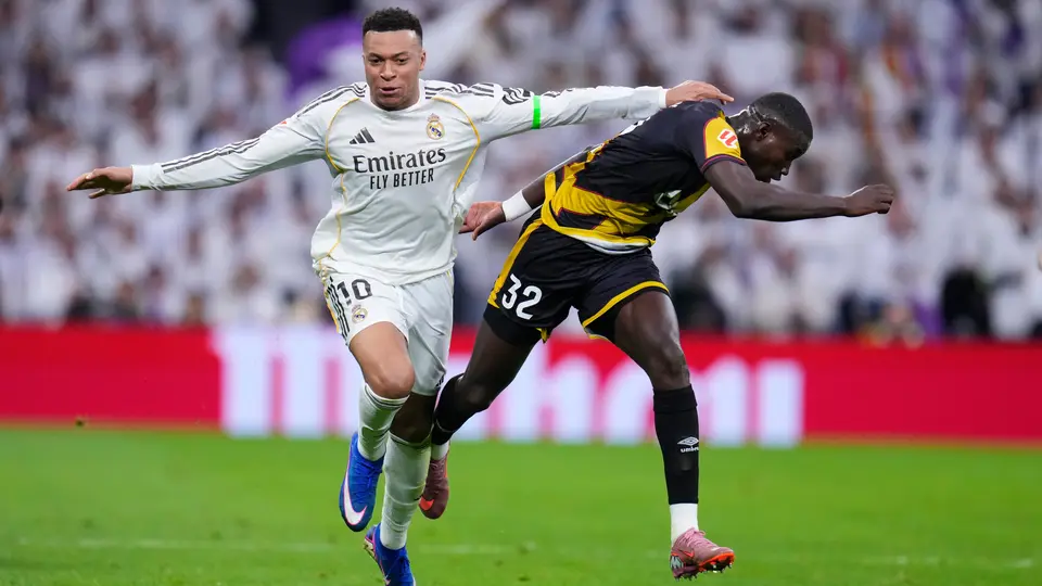Real Madrid venció al Vallecano en los últimos minutos | AP