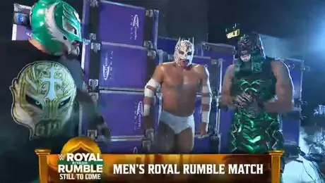 Invasión de AAA a WWE durante el Royal Rumble