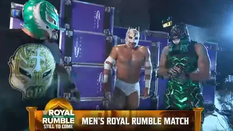 Invasión de AAA a WWE durante el Royal Rumble