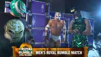 Invasión de AAA a WWE durante el Royal Rumble
