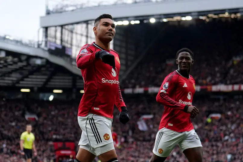 Casemiro con el Manchester United I AP