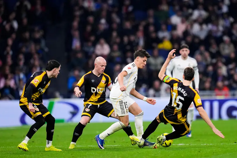 Real Madrid venció al Vallecano en los últimos minutos | AP