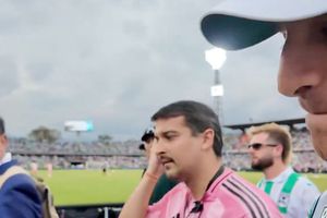 Le prohiben el paso a Maluma en el partido donde el Inter Miami se enfrentó al Atlético Nacional