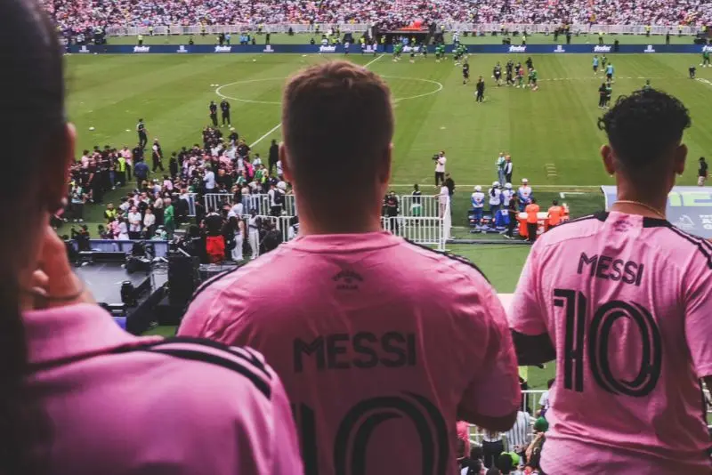 Messi durante su visita a Medellín | X:@InterMiamiCF