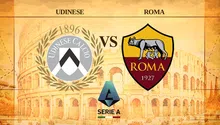 Serie A: ¿Cuándo y dónde ver el Udinese vs Roma? EN VIVO